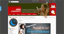 Desktop Screenshot of lorantffy.hu